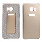 Wholesale Samsung Galaxy S6 Edge Plus Slim Aluminum Hybrid Case (Champagne Gold)